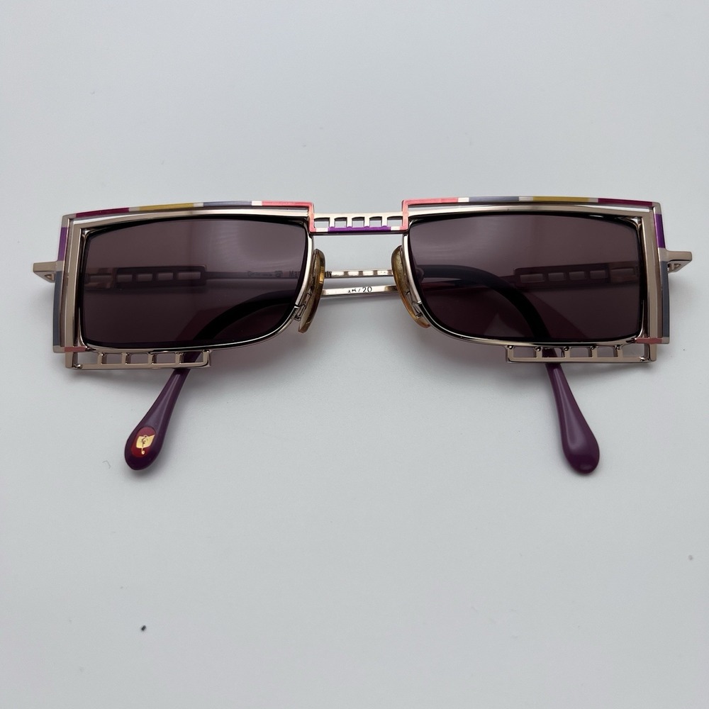 CASANOVA LC4 SQUARE SPECS RAINBOW COLORED Frames Only‎ 135/32